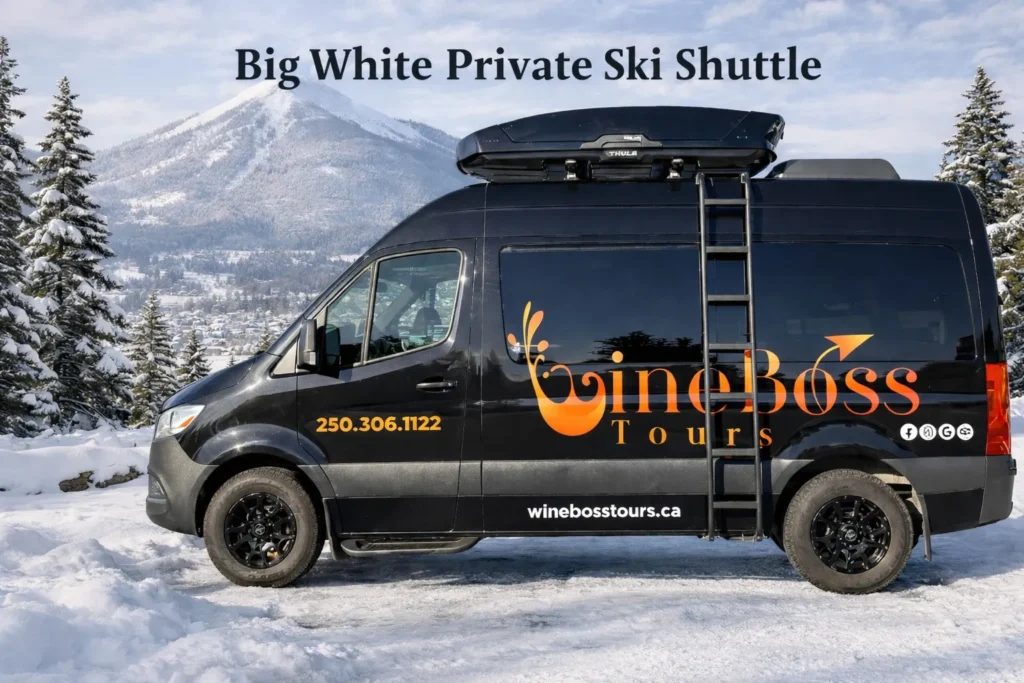 Kelowna International Airport (YLW) to Big White Private Ski Shuttle